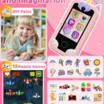 Kids' Toy Phone with Music and Dual Camera 6