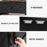 Aquarium Stand with Storage and Power Outlets 5