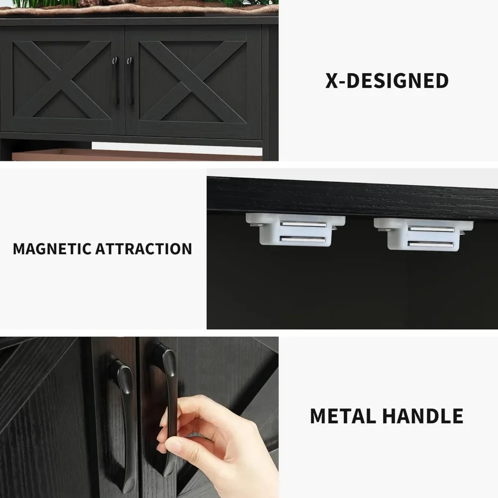 Aquarium Stand with Storage and Power Outlets 5 Aquarium Stand with Storage and Power Outlets 5