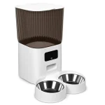 Smart WiFi Pet Feeder with Dual Bowls 5L 4