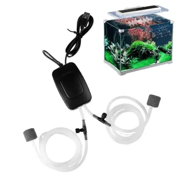 Air Pump for Fish Tank Rechargeable Fish Tank Aerator Quiet Aquarium Air Pump Portable Bubbles Oxygen Pump Aquarium Air Pump 1