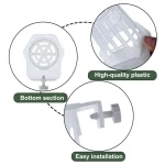 2Pcs Hanging Aquarium Plant Holder Adjustable Fish Tank Planter Cups Planter Cups For Aquascape Decorations 2