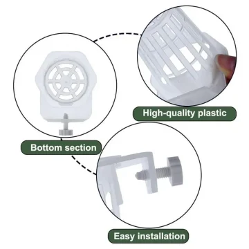 2Pcs Hanging Aquarium Plant Holder Adjustable Fish Tank Planter Cups Planter Cups For Aquascape Decorations 2 | PricZone