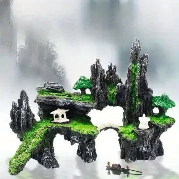 Artificial Rock Aquarium Landscape Decor 1
