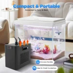 160L Marine Tank Chiller Water Cooling Machine Aquarium Chillers Suitable for Reef Coral Jellyfish Shrimp Water Plants 4