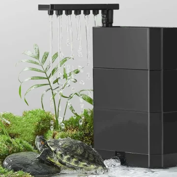180GPH Silent Turtle Tank Filter for Aquariums 1