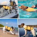 Reflective Ripstop Dog Life Jacket with Handle 4