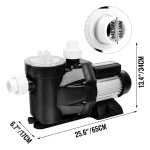 Powerful 2.5HP Pool Circulation Pump with Basket 6