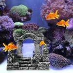 Vintage Roman Column Fish Tank Decoration 1