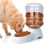 Automatic Dog Feeders, Dog Feeder Dispenser for Large Dogs, 3 Gallon Gravity Automatic Dog Cat Feeder Station, 1