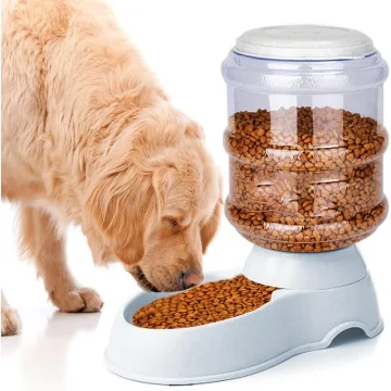 Automatic Dog Feeders, Dog Feeder Dispenser for Large Dogs, 3 Gallon Gravity Automatic Dog Cat Feeder Station, 1