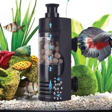 Aquarium Bio Filter with Air Pump & Skimmer 2