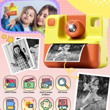 Kids HD Instant Print Camera with 32GB Card 2