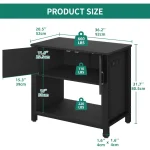 Aquarium Stand with Storage and Power Outlets 3