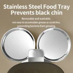 Smart WiFi Cat Feeder with Double Bowls 7L 4