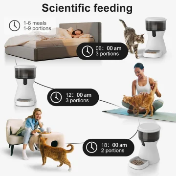 WiFi Timed Pet Feeder with Voice and 4L Bin 2
