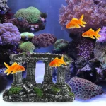 Vintage Roman Column Fish Tank Decoration 4