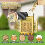 Hanging Metal Bird Feeder with Suet Cages 4