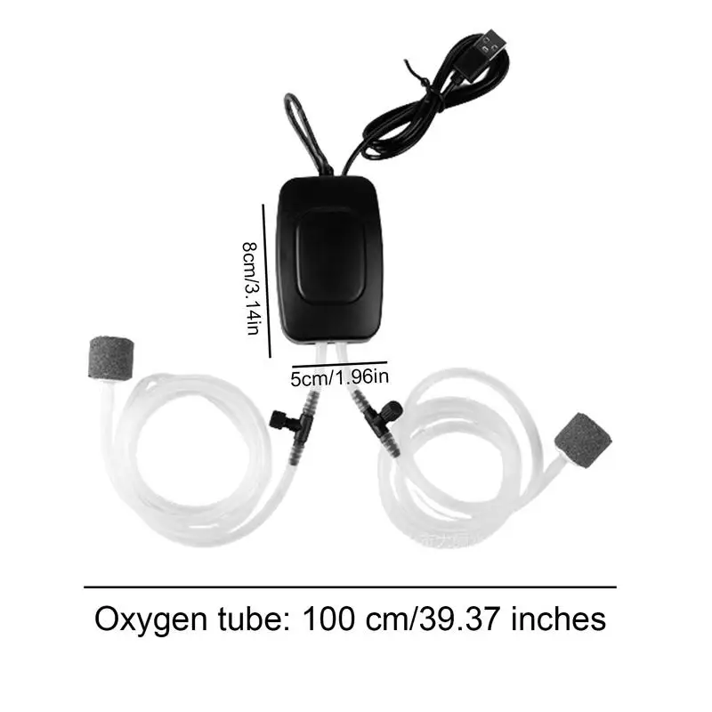 Air Pump for Fish Tank Rechargeable Fish Tank Aerator Quiet Aquarium Air Pump Portable Bubbles Oxygen Pump Aquarium Air Pump 6 Air Pump for Fish Tank Rechargeable Fish Tank Aerator Quiet Aquarium Air Pump Portable Bubbles Oxygen Pump Aquarium Air Pump 6
