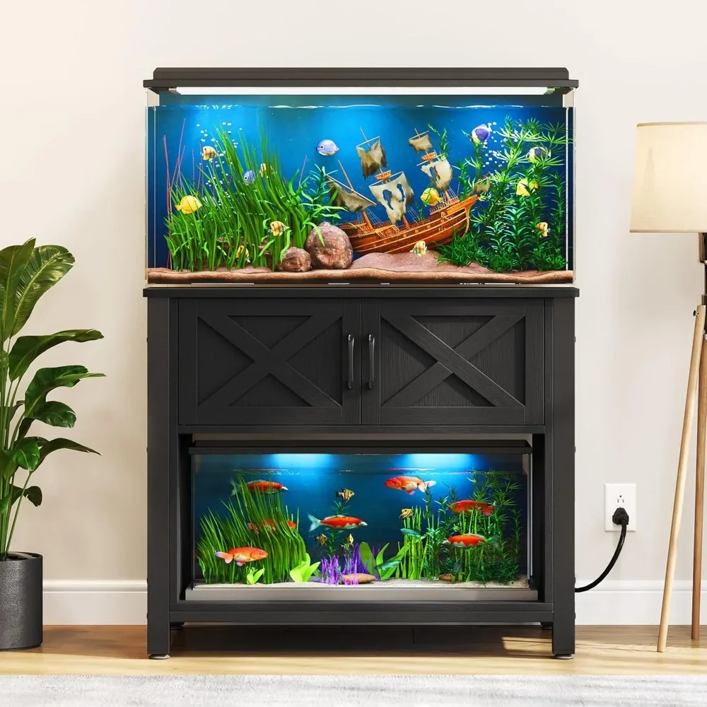 Aquarium Stand with Storage and Power Outlets 1 Aquarium Stand with Storage and Power Outlets 1