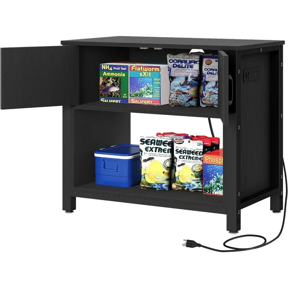 Aquarium Stand with Storage and Power Outlets 2 Aquarium Stand with Storage and Power Outlets 2