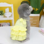 2023 Spring Pet Clothes Dog Princess Dresses Puppy Dress Pet Skirt Puppy Dog Princess Dresses for Small Medium Cat Costume Pug 3