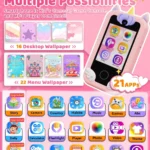 Kids' Toy Phone with Music and Dual Camera 2