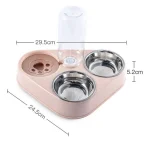 3-in-1 Pet Bowl Feeder With Water Fountain 6