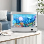 Virtual Aquarium Lamp with Moving Fish Display 2