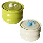 Ceramic Cat Water Fountain 800ml Auto Drink 2