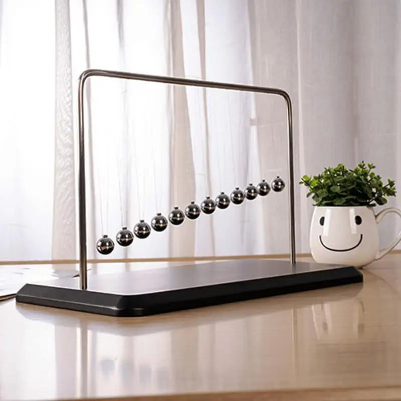 Newtons Cradle 12 Ball Balance Desk Toy 4 Newtons Cradle 12 Ball Balance Desk Toy 4