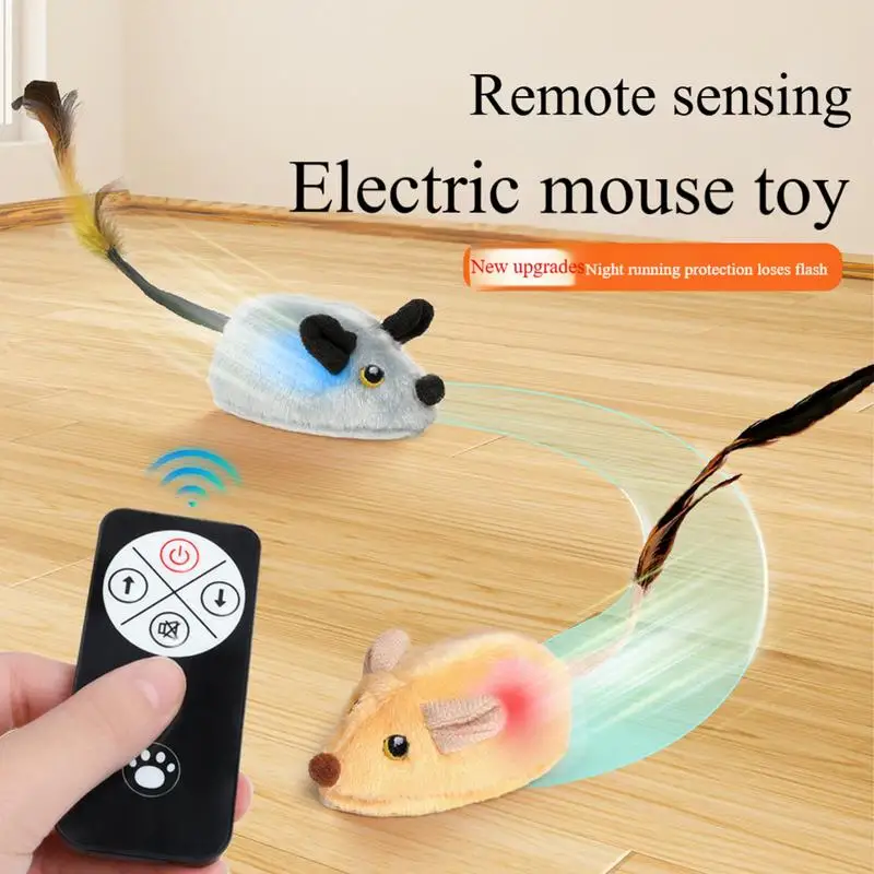 Automatic SensingMouse Moving Cat Toys Electronic Squeaky Mice Moving CatMouse Toy For Kitten IndoorOutdoor Pet Cat Exercise 1 Automatic SensingMouse Moving Cat Toys Electronic Squeaky Mice Moving CatMouse Toy For Kitten Indoor/Outdoor Pet Cat Exercise 1