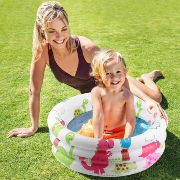 Inflatable Baby Pool Float with Safety Seat 2 | PricZone