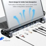 10-in-1 USB-C Laptop Docking Station Hub 2