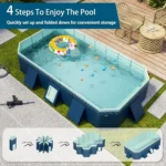 Foldable Large Family Outdoor Swimming Pool 4