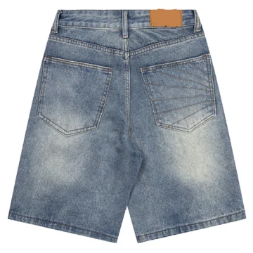 Vintage Washed Y2k Baggy Denim Jorts 2 | PricZone