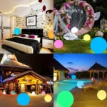 Giant Inflatable Beach Ball LED Water Party Toy 4