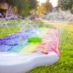 Double Lane Inflatable Water Slide Pool 1