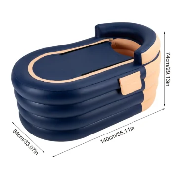 Wireless Inflatable Pool with Pump and Backrest 2