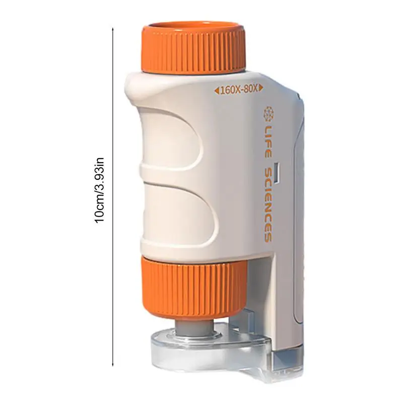 Pocket Microscope Toy Kit for Kids 80-160x STEM 6 Pocket Microscope Toy Kit for Kids 80-160x STEM 6
