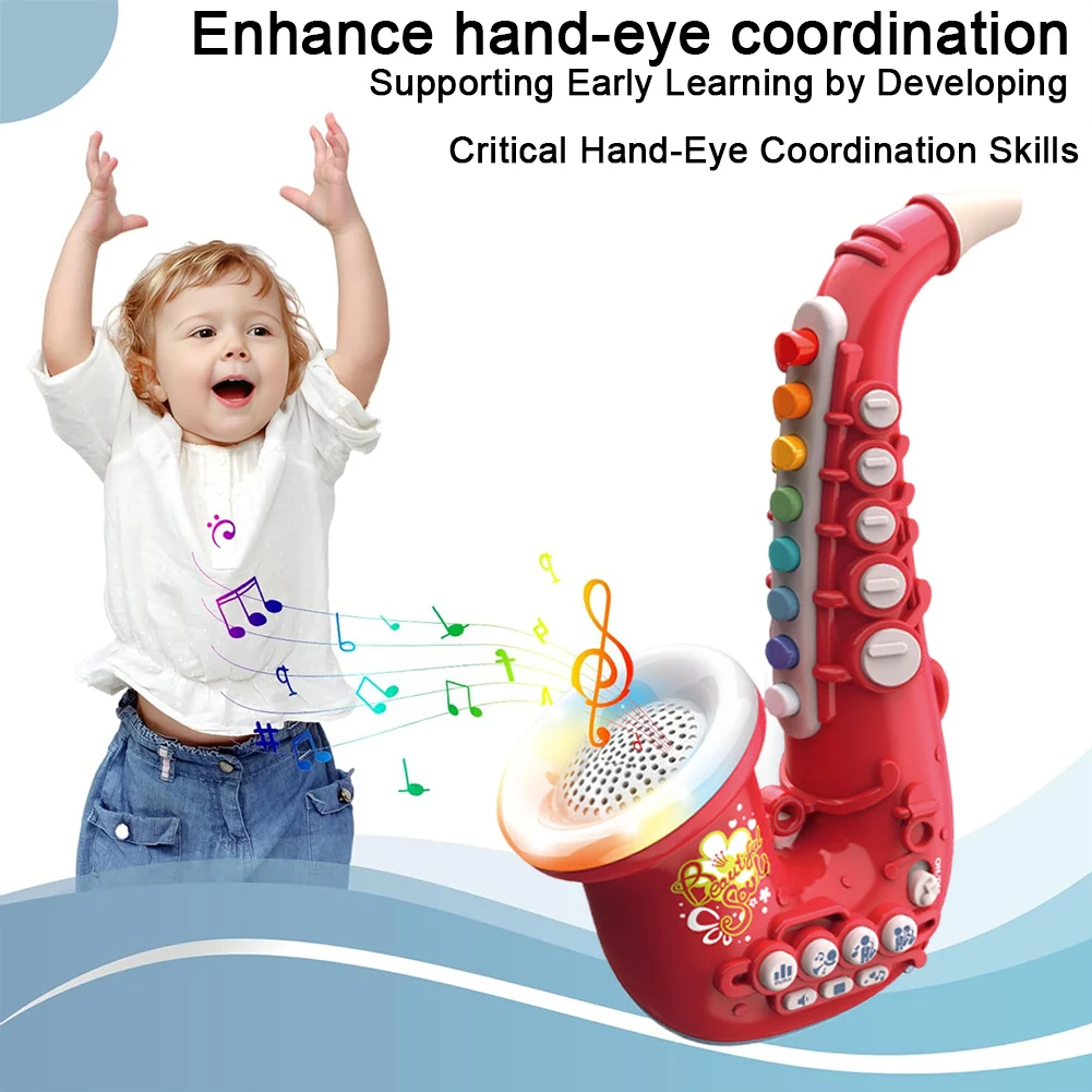 Light Up Toy Saxophone for Kids Ages 3 and Up 10