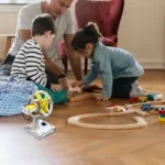 Electric Motor Wood Fan Science Experiment Kit 4