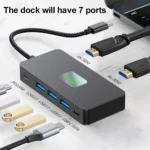 7-in-1 USB-C Dock with Dual 4K HDMI Ports 1