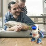 Robot Toys For Kids Music Toys For Kids Smart Robot For Desk Robot Birthday Gift Flash Display Dancing Music 360-Degree Body 2