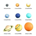 Solar System Planet Model Set for Kids 6