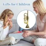 Kids Brass Trumpet Toy for Music Learning 3