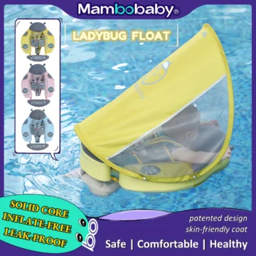 Mambobaby Ladybug Baby Pool Float with Canopy 1