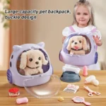 Plush Walking Puppy Toy with Pet Backpack 4