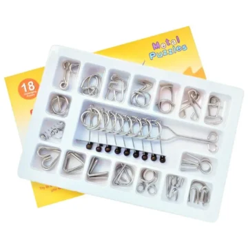 Metal Wire Brain Puzzle Toy for Kids Fun 1