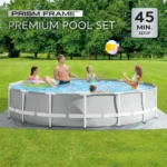 Prism Frame 14ft Premium Pool Set with Pump 6